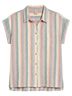 Orvis Stripes Multi Color Tan Green Short Sleeve Button-Down Shirt Size 2X - photo 1