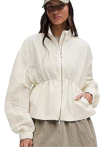 Lululemon Athletica Crinkle Nylon Cinchable Jacket Jacket (view 1)