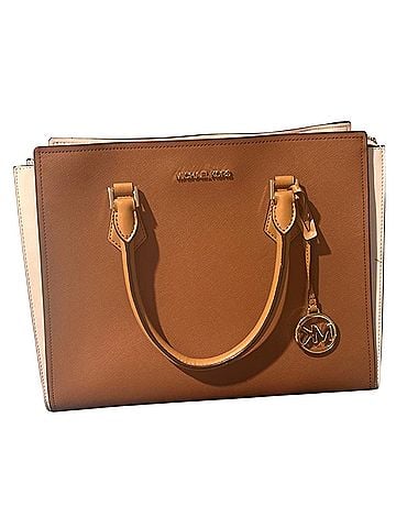MICHAEL Michael Kors Leather Satchel (view 1)