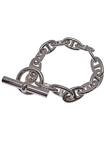Hermès Hermes Chaine d'Ancre GM 13-link bracelet for women and men, sterling silver 925. (view 1)
