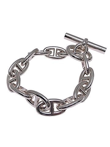 Hermès Hermes Chaine d'Ancre GM 13-link bracelet for women and men, sterling silver 925. (view 2)