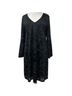 Neiman Marcus 100% Polyester Floral Black Cocktail Dress Size 8 - photo 1
