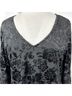 Neiman Marcus 100% Polyester Floral Black Cocktail Dress Size 8 - photo 8