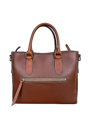 Dooney & Bourke Wexford Leather Small Heidi Satchel Leather Satchel (view 2)