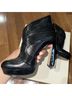 MRKT Black Ankle Boots Size 6 1/2 - photo 5