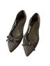 Delman Shoes Gray Flats Size 5 - photo 1