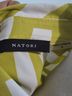 Natori Graphic White Green Button-Down Shirt Size M - photo 4
