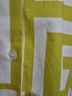 Natori Graphic White Green Button-Down Shirt Size M - photo 8