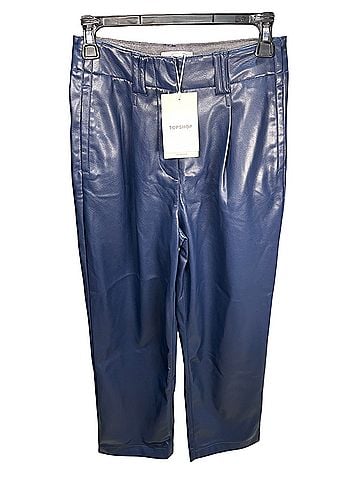 Topshop Faux Leather Pants (view 1)