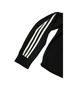 Adidas Solid Stripes Black White Pullover Hoodie Size L - photo 10