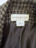Jones New York Houndstooth Brown Gray Blazer Size 10 - photo 3