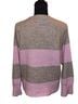 H&M Stripes Gray Pink Pullover Sweater Size S - photo 2