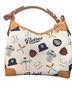 Dooney & Bourke Graphic White Multi Color Shoulder Bag One size - photo 1