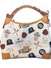Dooney & Bourke Graphic White Multi Color Shoulder Bag One size - photo 2