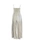 Reformation 100% Linen Stripes Ivory Jumpsuit Size 0 - photo 2