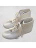 Vans 100% Canvas White Sneakers Size 8 1/2 - photo 3