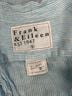 Frank & Eileen 100% Linen Stripes Blue Long Sleeve Button-Down Shirt Size S - photo 3