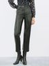 Wilfred 100% Polyurethane 100% Polyester Brown Tan Casual Pants Size 0X - photo 4