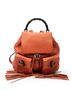 Gucci Orange Medium Bamboo Tassel Backpack One size - photo 1