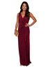 Chaps Burgundy Cocktail Dress Size 12 - photo 1