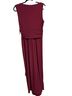 Chaps Burgundy Cocktail Dress Size 12 - photo 2