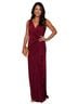 Chaps Burgundy Cocktail Dress Size 12 - photo 4