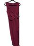 Chaps Burgundy Cocktail Dress Size 12 - photo 5