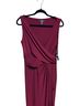 Chaps Burgundy Cocktail Dress Size 12 - photo 12