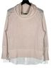 Brochu Walker 70% Wool 30% Cashmere 100% Polyester Solid Tan Ivory Cashmere Pullover Sweater Size S - photo 1