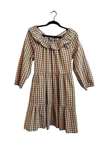 J. Crew x Dauphinette Seersucker Ruffleneck Mini Dress Casual Dress (view 1)