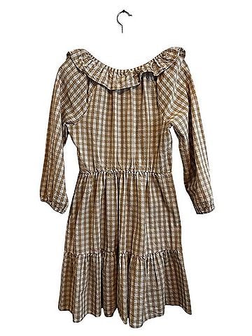 J. Crew x Dauphinette Seersucker Ruffleneck Mini Dress Casual Dress (view 2)