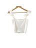 BB Dakota 48% Polyester 47% Rayon 5% Elastane 100% Cotton White Sleeveless Top Size M - photo 2