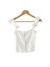 BB Dakota 48% Polyester 47% Rayon 5% Elastane 100% Cotton White Sleeveless Top Size M - photo 1