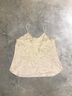 Lord & Taylor 100% Polyester Floral Ivory Sleeveless Top Size S - photo 5