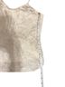 Lord & Taylor 100% Polyester Floral Ivory Sleeveless Top Size S - photo 2