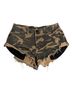 Levi's 100% Cotton Camo Multi Color Denim Shorts Size S - photo 1