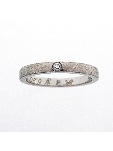 Cartier Cartier Ballerina Wedding Ring, 1PD (Pt950) Platinum, Diamond, Ladies', P3284534 (view 2)
