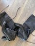 Ann Demeulemeester 100% Leather Black Boots Size 8 1/2 - photo 8