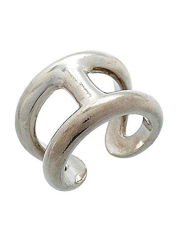 Hermès Hermes Osmo's GM Ring, Sterling Silver 925, Men's/Women's, P3235169 (view 1)
