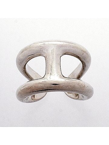 Hermès Hermes Osmo's GM Ring, Sterling Silver 925, Men's/Women's, P3235169 (view 2)