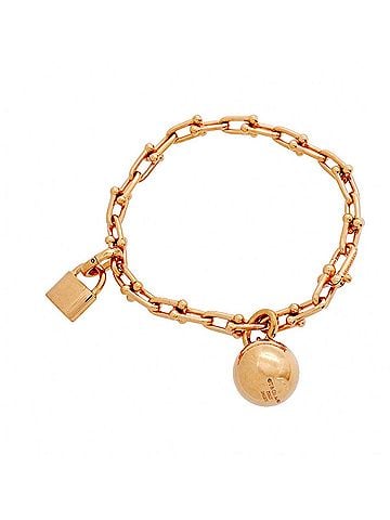 Tiffany & Co. Tiffany &amp; Co. Hardware Small Single Wrap Bracelet 18K Pink Gold (Men's/Women's) P3224905 (view 1)