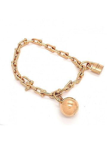 Tiffany & Co. Tiffany &amp; Co. Hardware Small Single Wrap Bracelet 18K Pink Gold (Men's/Women's) P3224905 (view 2)