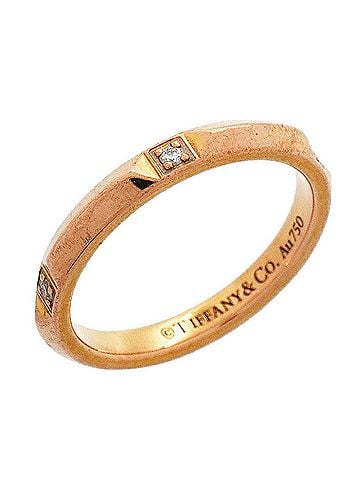 Tiffany & Co. Tiffany &amp; Co. True Band Ring, 18K Pink Gold, Diamond, Women's, P3213765 (view 1)
