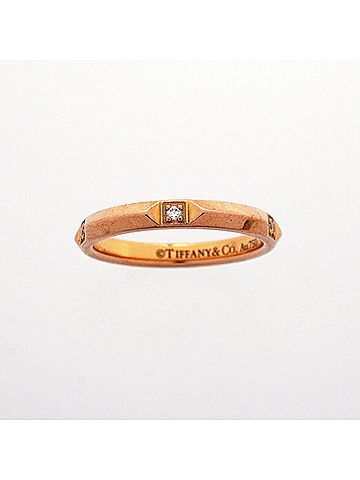 Tiffany & Co. Tiffany &amp; Co. True Band Ring, 18K Pink Gold, Diamond, Women's, P3213765 (view 2)