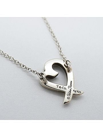 Tiffany & Co. Tiffany &amp; Co. Loving Heart Necklace, Sterling Silver 925, Women's, P3213483 (view 2)