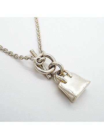 Hermès Hermes Amulet Necklace for Birkin Bag, Sterling Silver 925, Women's (view 2)