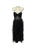 Mac Duggal 100% Polyester Graphic Black Cocktail Dress Size 12 - photo 1
