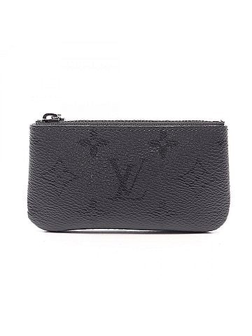 Louis Vuitton Louis Vuitton Pochette Clé Monogram Midnight Wallet with Keyring, Coin Purse, Men's, Black (M26776) (view 1)