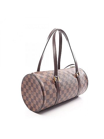 Louis Vuitton Louis Vuitton Papillon 30 Damier Ebene Handbag, Coated Canvas and Leather, Brown, Women's, N51303 (view 2)