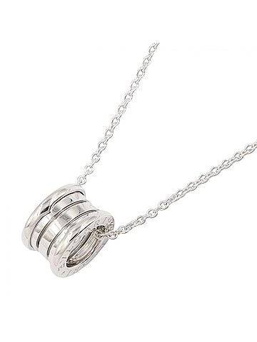 Bvlgari Bvlgari Bulgari B-zero1 Necklace, 18K White Gold (18KWG), Women's, Silver Tone, Item Number 352815 (view 1)